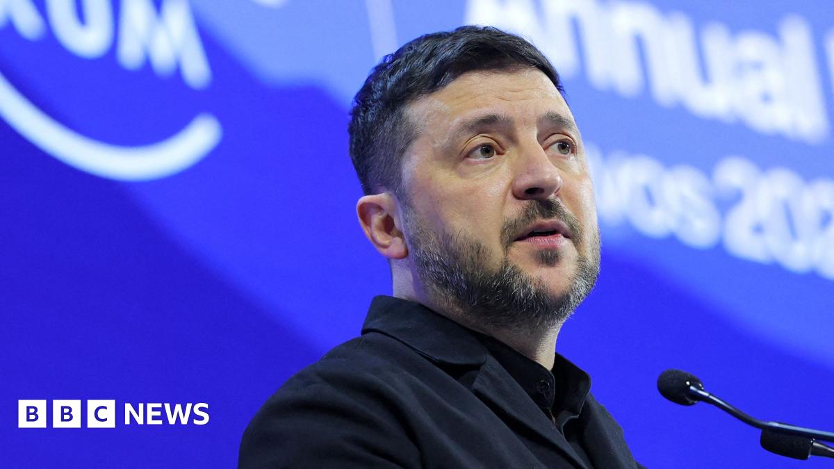 Zelensky accuses Europe of 'avoiding action' on Ukraine after meeting Trump in Davos - BBC News